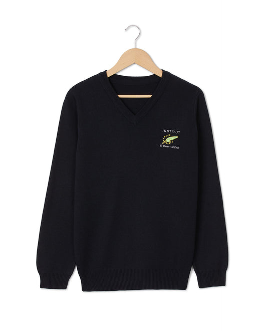 pull col V acry-coton Institut St Pierre St Paul